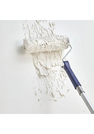 Symbee Siyah Nilon Duvar Teke Roller Fırça - Çizgi Dokulu, Esnek, Çok Fonksiyonlu Boya Ve Teke Uygulama Aracı 36x23.5 Cm