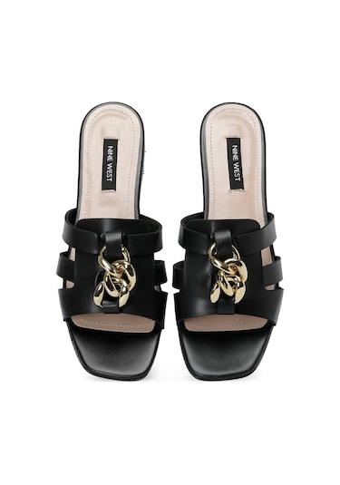 Nine West Ham 3fx Siyah Kadın Düz Terlik Siyah