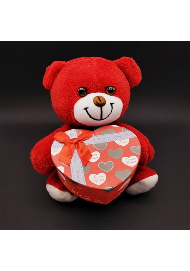 Periboia Hediyelik Kırmızı Kutulu Ayıcık