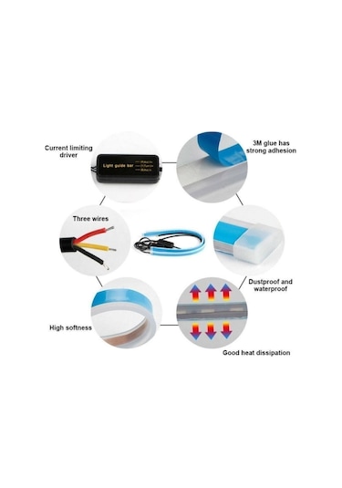 Far Üstü Ve Far İçi Sinyalli Gündüz Ledi 60 Cm