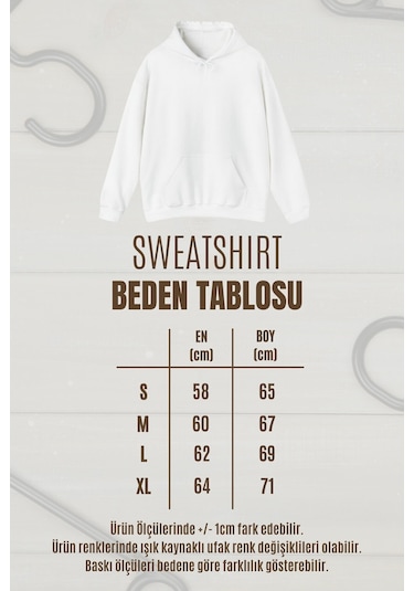 Be Happy Baskılı Kapüşönlü Sweatshirt Füme