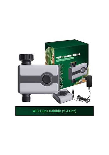 Akyol Garden 21187 Wi-fi Bağlantılı Bahçe Sulama Bilgisayarı Timer