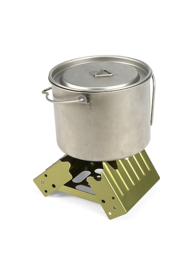 Xindoker Taşınabilir Çelik Çadır Ocağı - Fırça Tasarımı, Hafif Ve Kolay Kullanıma Uygun, Doğa Yürüyüşü Ve Kamp İçin İdeal Çok Renkli