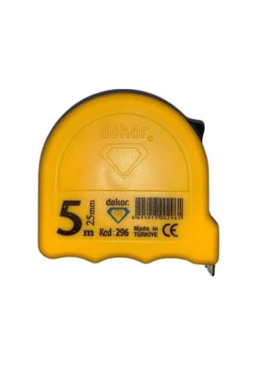 Dekor 296 Hassan Dh296 Şerit Metre 5 M x 25 Mm 12 Adet