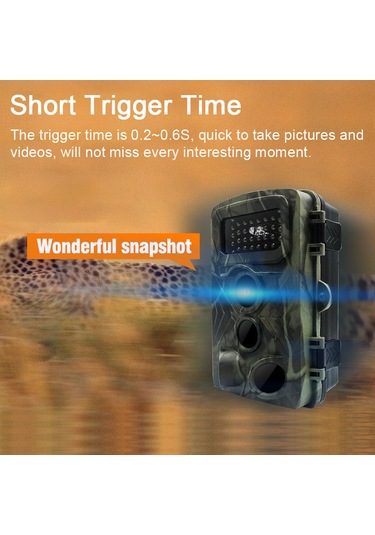 Geeksen Kamerası Pr3000 36mp 1080p Gece Fotoğraf Video Çekimi İz Kamerası Çok İşlevli Açık Hava A