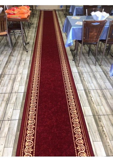 Dinarsu Halı Protokol Bordo Kesme Yolluk