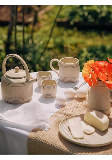 Sl Home Seramik Bardak Seti 2'li, 150 Ml 235993930 Bej