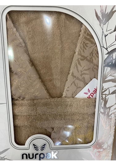 Nurpak Bambu Tek Bornoz Kahve Kahverengi