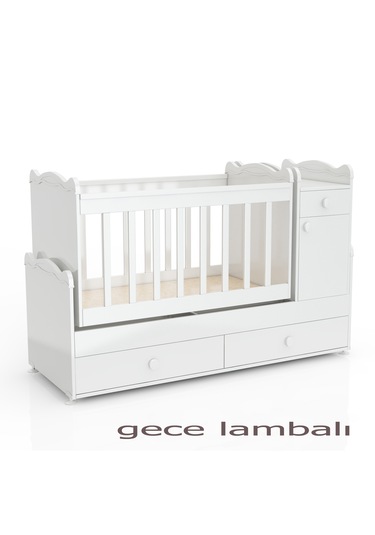 Patiko Sahra 970 Bebek Odası Takımı Beyaz