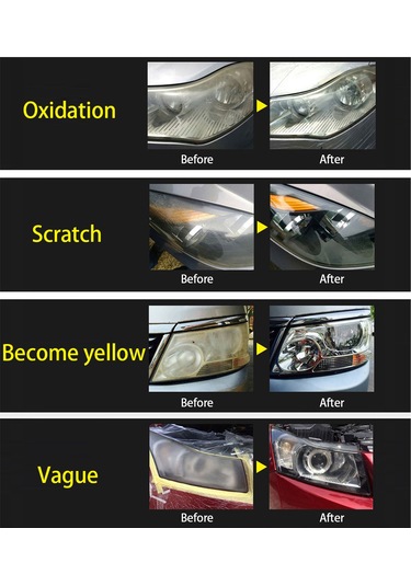 Vkemall Araç Farı Çizik Tamiri Seti - Cam Yenileme, Açıklaştırma Ve Oxidasyon Tamiri İçin Polishing Kit