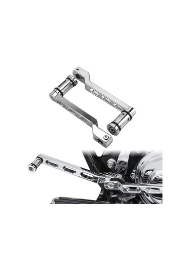 Fortunelane Harley Tri Glide/trikes Siyah İçin 2 Alüminyum Topuk Toe Dişli Vites Kolu Kaydırma Peg Siyah