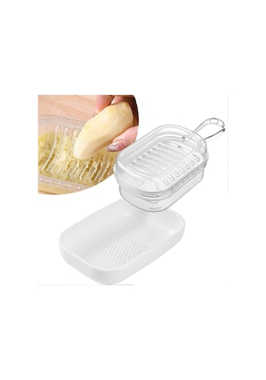 Sarımsak Zencefil Presi Sarımsak Ezici Çok İşlevli Ev Mutfak Gereçleri Manuelbeyaz Siyah