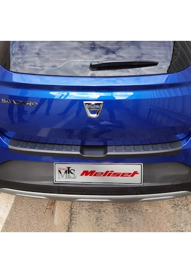 Dacia Sandero Arka Tampon Eşiği Mat Siyah 2021 Ve Sonrası Uyumlu