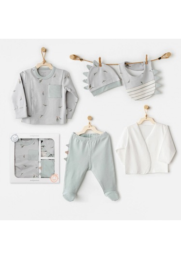 Andywawa Ac26000 Mummy S Snuggle Saurus 5'li Hastane Çıkışı Green Çok Renkli