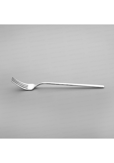 Nehir Sofia Çatal Kaşık Seti - 30 Parça Çatal Kaşık Seti Takımı 12 Kişilik Gri