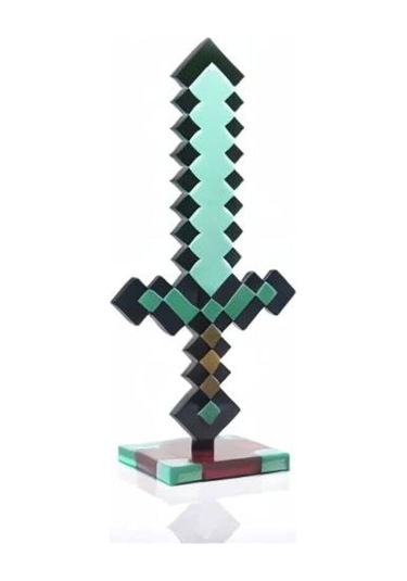 Dükkan Design Minecraft Diamond Sword Gece Lambası Çok Renkli