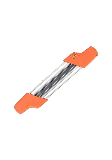 Konesam "2'li Fonksiyonlu Zincirli Testere Bileme Aleti - Paslanmaz Çelik, Taşınabilir Tasarım 5.2mm Turuncu "