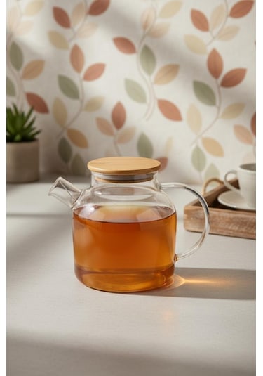 Bambum Taric - Cam Demlik 1500ml Şeffaf