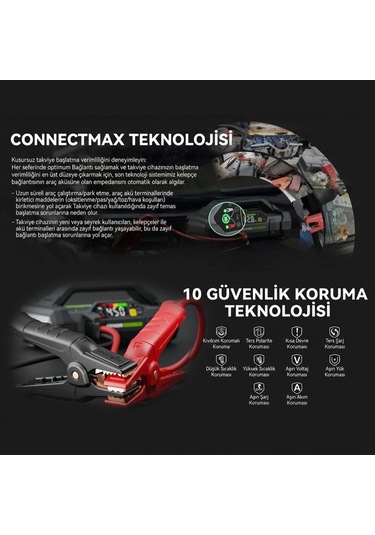 Lokithor Ja3000pro 12v 3000amp Lifepo4 Akıllı Akü + Pompa + + Led Lamba