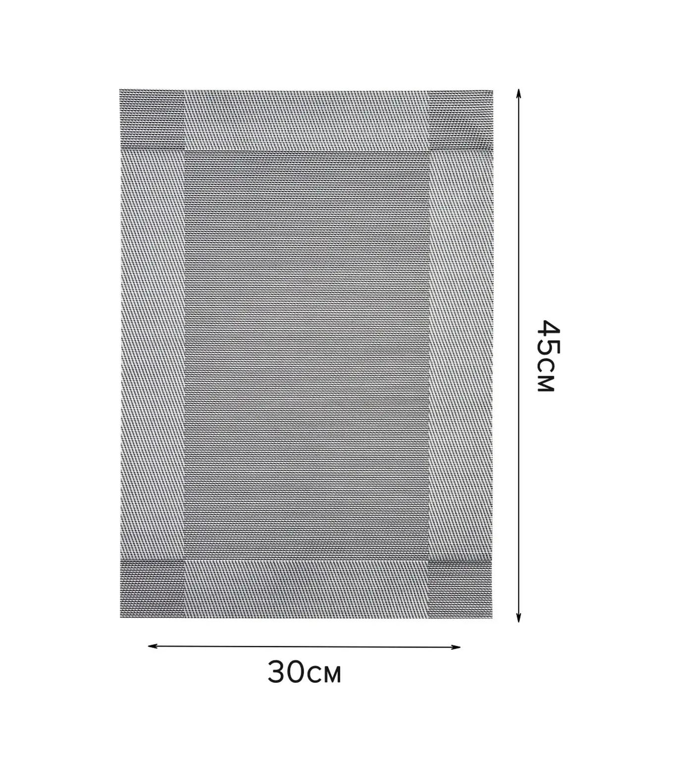 Good Sale Servis Peçeteleri Seti 45x30 Cm, 4 Adet. 16466363 Gri