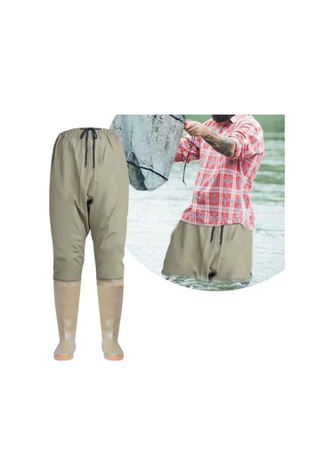 Suntek Bel Waders, Açık Hava Kano Suyu Için Pvc Bootfoot 40