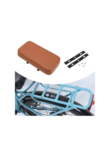 Suntek Bisiklet Arka Koltuk Minderi Elektrikli Için Koltuğu Kahverengi