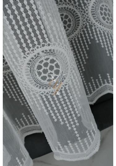 8p9553 - 12p9553 Tül Perde V-fikse Ekru