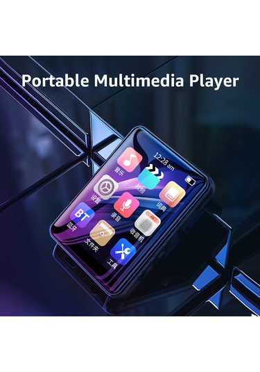 Reedark Mahdi M20 Siyah Mini Bluetooth Müzik Çalar 8gb - 2.5" Hd Ekran, Fm Radyo, Ses Kaydı, Video & E-kitap Oynatıcı, 15 Saat Müzik Süresi