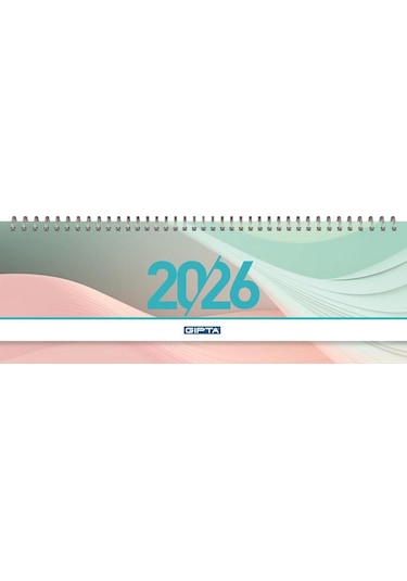 Gıpta 2026 Spiralli Masa Takvimi 12x33 Cm 504-btk