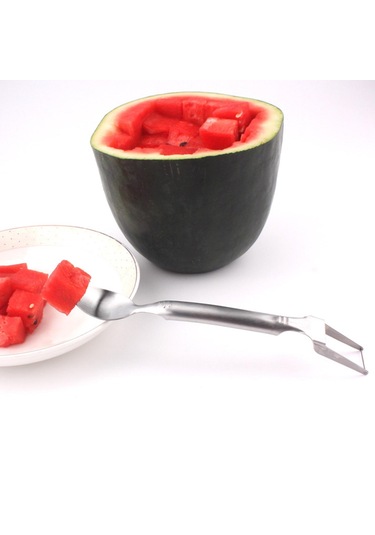 Suntek Karpuz , Taşınabilir Kavun Dilimleyici Meyve Çatalları Gümüş Diğer