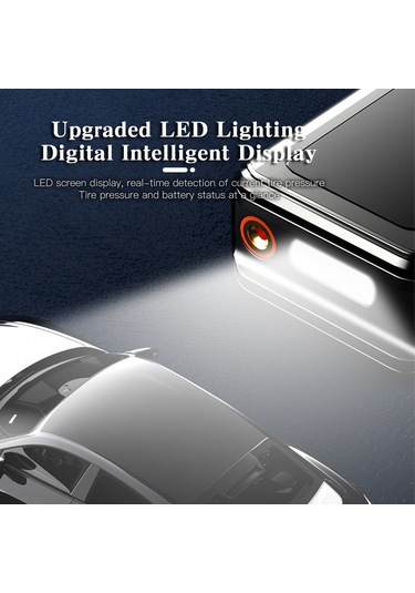 Moveevo Akıllı Kablosuz Arabalar Motosikletler Bisikletler Lastik Hava Pompa, Otomatik Kesme Fonksiyonu İle Portatif Mini Hava Kompresörü