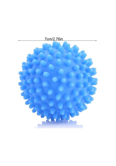 Pvc Yeniden Kullanılabilir Kurutma Makinesi Çamaşır Topu Mavi 4'lü