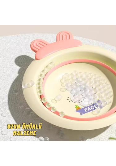 Katlabilir Yenidoğan Bebek Ve Çocuk Banyo Yıkama Kovası Pembe