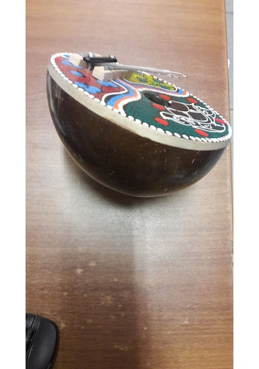 Hindistan Cevizinden El Yapımı Mini 7 Sesli Kalimba