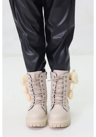 Ayakkabımood Wnt 5141 Bej Termo Taban Kız Çocuk Bot Bej