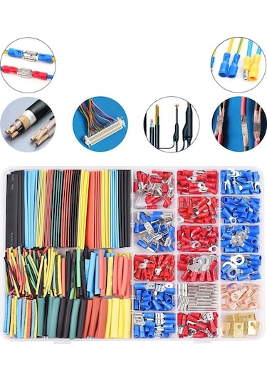 Amfi Montaj Ekipmanları - 678 Parça Özel Kutusunda - Makaron , Pabuç , İzoleli Terminal