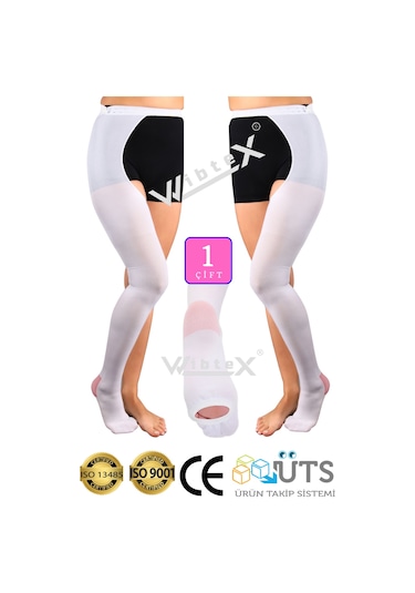 Wibtex Çift Belden Kemerli Ameliyat Emboli Çorabı