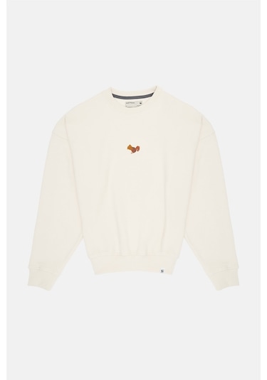 WWF Sincap Sweatshirt Ekru Krem