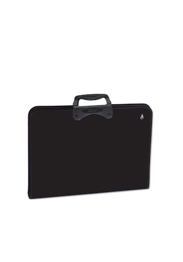 Abka Teknik Resim Çantası Fermuarlı 55x75   Siyah