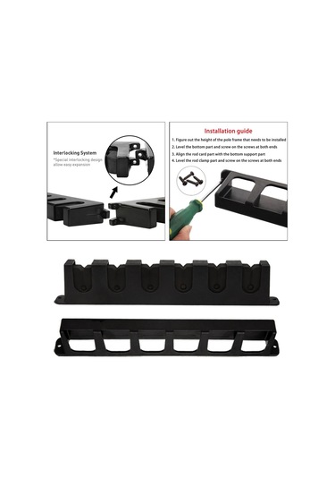 Suntek Olta Raf Tutucu Mücadele Duvara Monte Depolama Olta