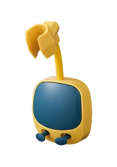 Primepickings Bir 1 Adet Abs Duş Standı Hiçbir Yumruk Bağlama Asılı Duş Başlığı Çocuklar Yağmur Püskürtü 2 Katlı Gri