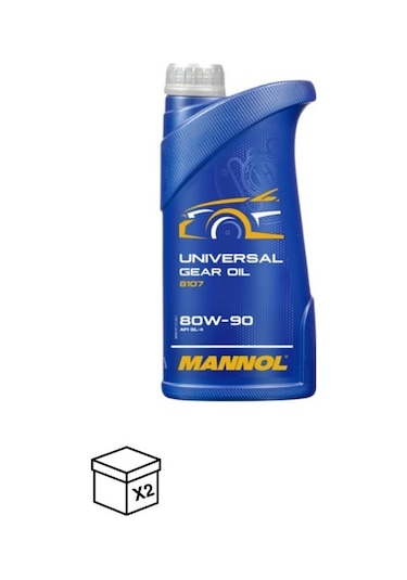 Mannol MN8107-1 Unıversal Getrıebeoel SAE 80W-90 API GL-4 Şazıman Yağı 2 x 1 L