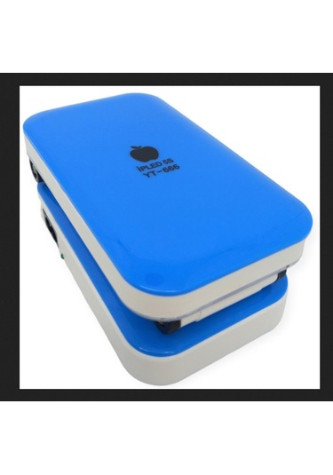 Mavi Renk Portatif Katlanabilir Şarjlı Masa Lambası Taşınabilir Kamp Lambası Kitap Okuma Lambası Çok Renkli