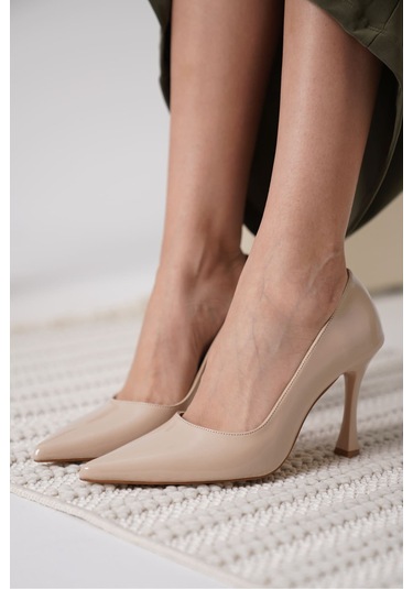 Blade Nude Rugan Kadın Stiletto Nude Rugan