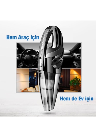 Enraco R-6053 Kablosuz Güçlü El Araç-ev Süpürgesi Kuru Islak