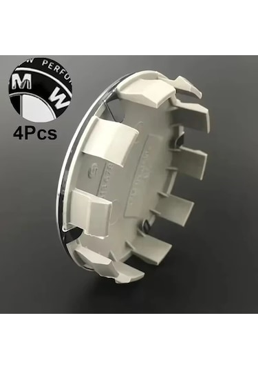 Dashanshop Siyah Abs Jant Kapakları 68mm Bmw E34 E36 E60 E90 E46 E70 F10 F20 F30 X5