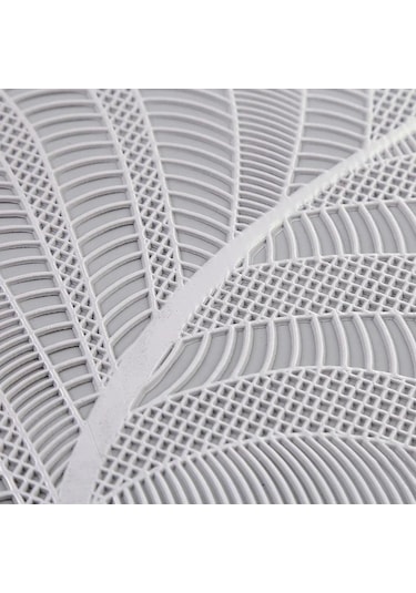 Altın Pvc Yaprak Içi Boş Yağ Suya Dayanıklı İskandinav Kaymaz Mutfak Placemat Coaster Yalıtım Pedi Bulaşık Sehpa Mat Ev D Altın