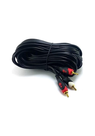 Swat Fkt98 2Rca 3 5Mm 3 Metre Stereo Kablo Gold