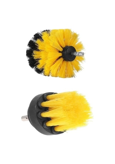 Batcell Fırça Banyo Araba Duşakabin Koltuk Yıkama Matkap Ucu 3'lü Set