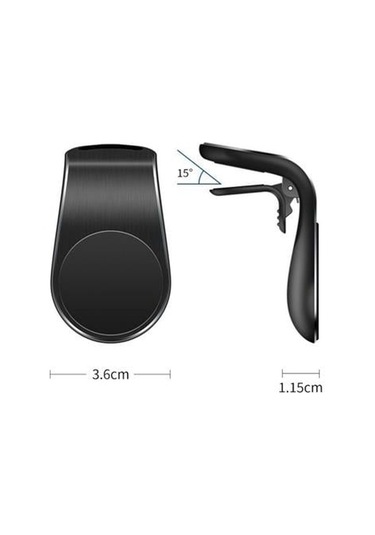 Telefon Tutucu Oto Araç Havalandırma Izgarasına Takılan Mandallı Mıknatıslı Manyetik Tutucu